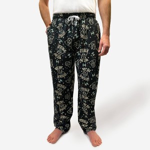 Men's Star Wars Best Dad in the Galaxy Lounge Pajama Pants - Black - 1 of 4