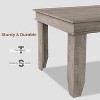 Nasitip Rustic Dining Table for 6-8, 70.87" Long Kitchen Table with Sturdy Frame,Rectangular Table for Dining Room, Conference Room - 3 of 4