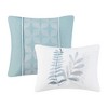 Gracie Mills Rice Coastal Bliss 5-Piece Seersucker Comforter Ensemble with Coordinating Throw Pillows - image 4 of 4