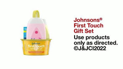 Johnson's First Touch Baby Gift Set Includes Baby Bath Wash