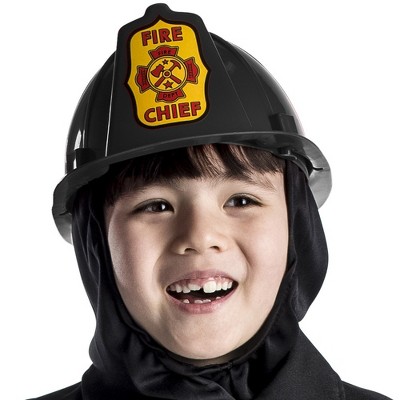 Adult Child Fire Chief Firefighter Fireman Helmet with Visor Costume