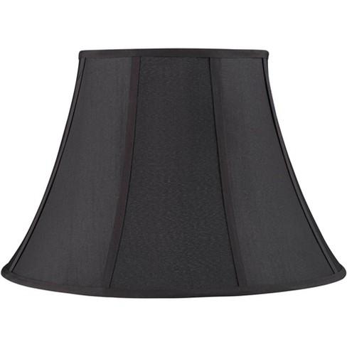 Springcrest Black Faux Silk Large, What Size Lamp Harp Do I Need For A 10 Inch Shade