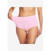 Comfort Choice Plus Size Cotton Spandex Comfort Waist Brief 2-Pack - 4 of 4