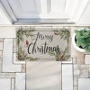 Stupell Industries Merry Christmas Cardinals Printed Outdoor Imitation Sisal Door Mat, design by Dogwood Portfolio - 3 of 4
