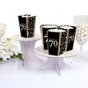 Big Dot of Happiness Adult 70th Birthday - Gold - Birthday Party Favor Popcorn Treat Boxes - Set of 12 - 3 of 4