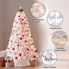 Yaheetech 4.5Ft/6Ft/7.5Ft/9Ft/12Ft Pre-lit Spruce Artificial Christmas Tree with 150 Incandescent Warm White Lights - 4 of 4