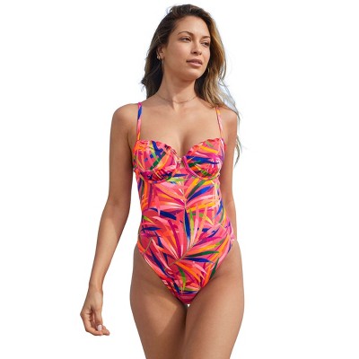 VENUS Womens Bermuda Underwire One-Piece