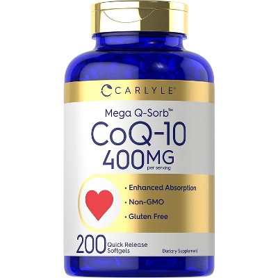 Carlyle CoQ10 400 mg | 200 Softgels