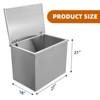 Garvee Drop In Ice Chest, Drop In Cooler, Stainless Steel Ice Chest with Hinged Cover, Wine Coller for Home and Commercial - 4 of 4