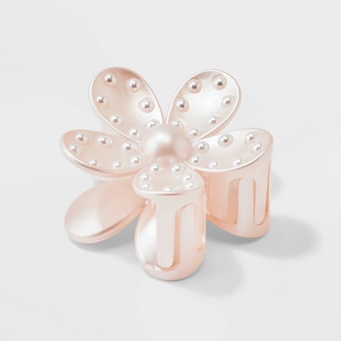 Jumbo Daisy Print Claw Hair Clip - Wild Fable™ Clear : Target