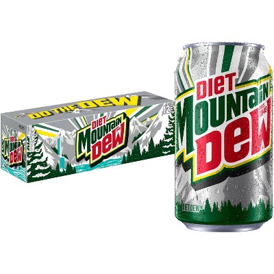 Diet Mountain Dew Citrus Soda - 12pk/12 fl oz Cans