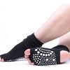Anna-Kaci Women's Open Toe Grip Yoga Socks with Anti-Slip Sole and Cut-Out Instep Design for Pilates and Barre Workouts Comfort - 4 of 4