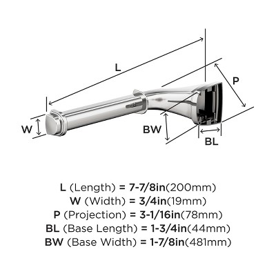 Revitalize Chrome Single Post Toilet Paper Holder