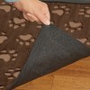 Collections Etc Paw Print Waterproof Skid-Resistant Backing Utility Rug - 3 of 4