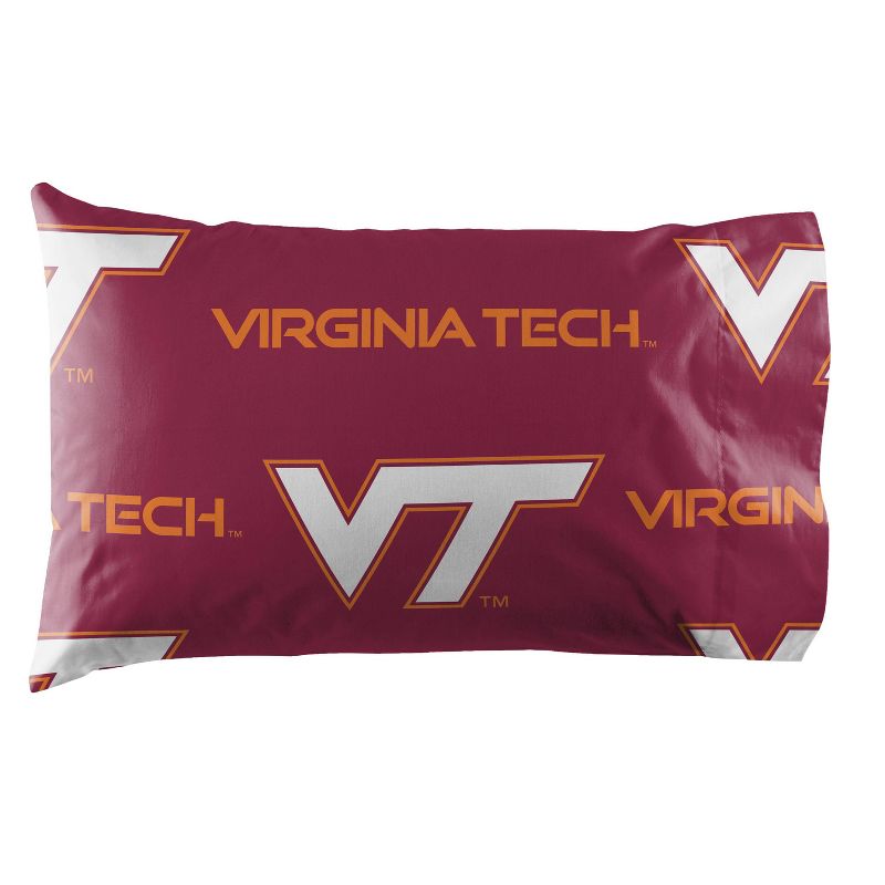 NCAA Virginia Tech Hokies Rotary Bed Set - Twin, 3 of 4