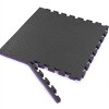 Xspec 1" Extra Thick Reversible EVA Foam Gym Mats 12 pcs 48 Sq Ft, Black/Purple - 2 of 4