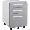 VASIP Drawer Mobile Filing Cabinet,Multifunctional Storage Cabinet with Lock, Suitable For Home Office Under the Desk - 2 of 4
