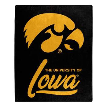 NCAA Signature Iowa Hawkeyes 50 x 60 Raschel Throw Blanket