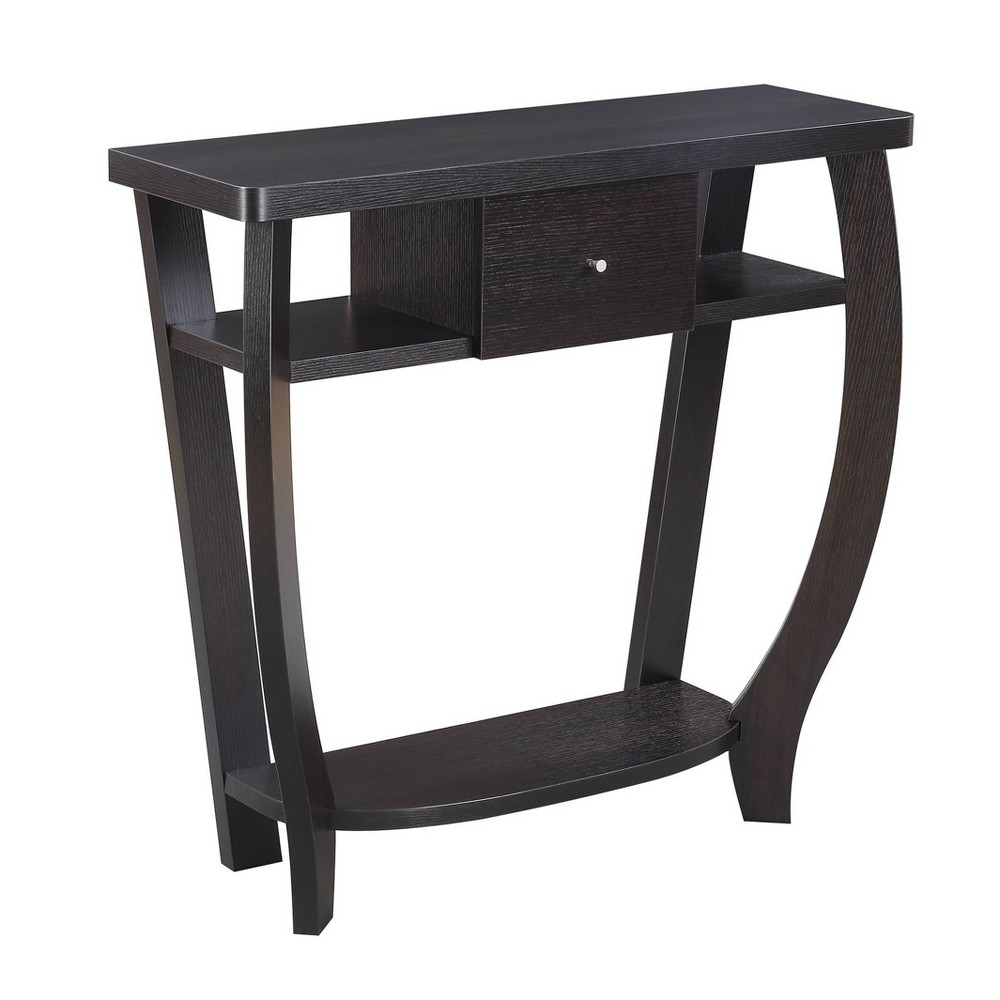 Photos - Coffee Table Newport Dorchester Console Table Espresso - Breighton Home