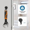 LunaLulinlk 2pcs Heavy Duty Wall Hooks, Magnetic Wreath Hanger, Round Sturdy Hanging Metal Hooks Hold up to 10 lb, Black - 3 of 4