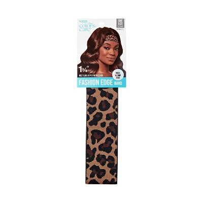 KISS Products Color &#38; Care Fashion Elastic Edge Leopard Headband