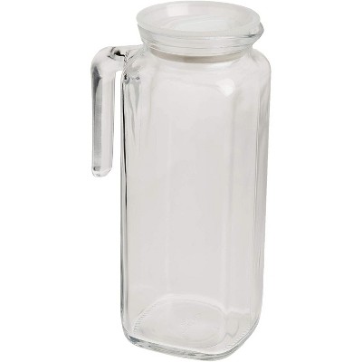 67oz Glass Pitcher with Stainless Steel Lid - Threshold™