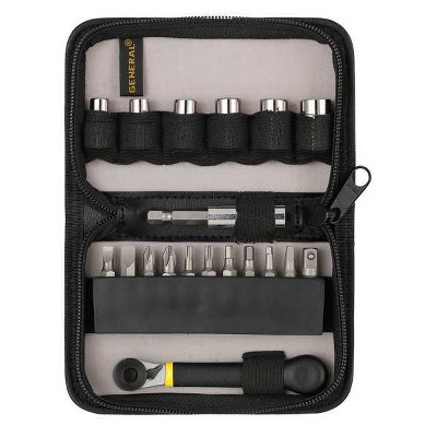 General Tools  Multi-Bit Screwdriver, NumBits 15 80078