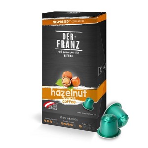 Der Franz Hazelnut Naturally Flavored Nespresso Coffee Capsules 10ct - 1 of 4