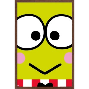 Trends International Hello Kitty and Friends - Keroppi Close-Up Framed Wall Poster Prints - 1 of 4