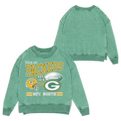 NFL Green Bay Packers Women's Long Sleeve Fashion Fleece Sweatshirt