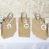 Big Dot of Happiness Cheerful Happy Birthday - Assorted Hanging Colorful Birthday Party Favor Tags - Gift Tag Toppers - Set of 12 - 3 of 4