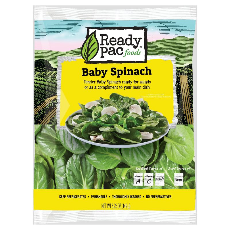 Ready Pac Foods Baby Spinach - 5.25oz, 1 of 2