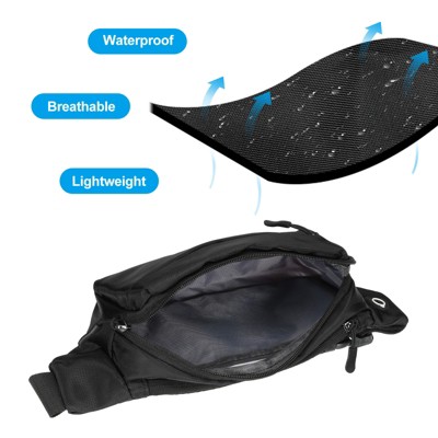 Unique Bargains Waterproof Adjustable Strap Ample Storage Fanny Pack for Traveling Hiking - image 4