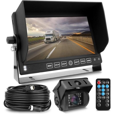 Pyle In-Car 1080p DVR Dash Camera PLCMTRDVR41 with Dual Cameras - Black
