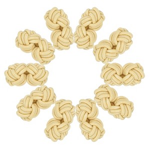 Unique Bargains Elastic Fabric Silk Knot Cufflink for Men - 1 of 4