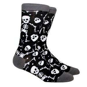 Skeleton Socks (Women's Sizes, Adult Medium) from the Sock Panda  - Great for Halloween - 1 of 3