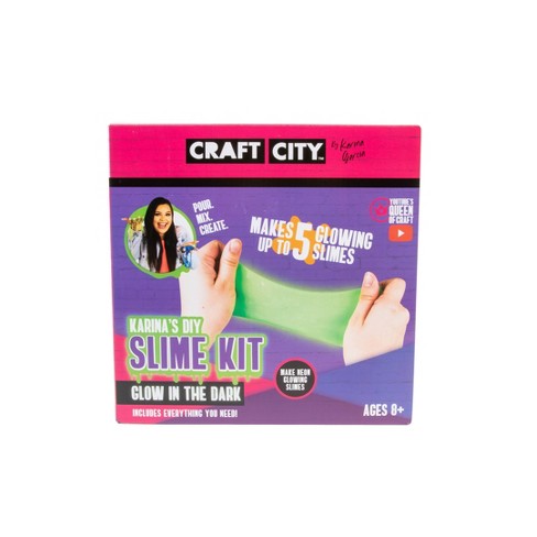 Craft City Diy Glow In The Dark Slime Kit Karina Garcia