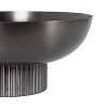 Kate and Laurel Rooks Ribbed Metal Bowl - 3 of 4