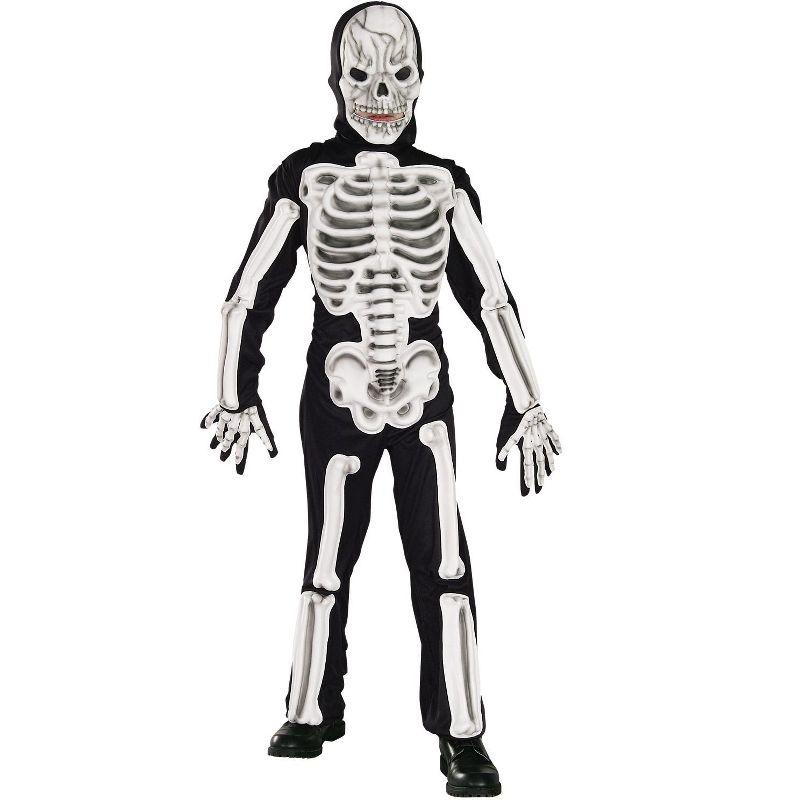 Rubie's Skeleton Child Costume, Large, 1 of 2