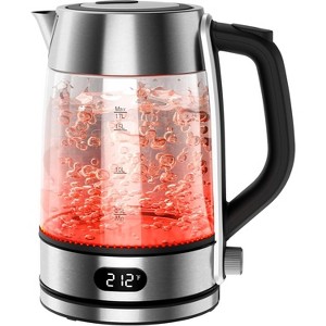 ZAFRO Electric Kettle,Temperature Adjustmenet, Stainless Steel Filter and Cover,1.7L Tea Kettle for Coffee & Tea, Automatic Shut Off,1500W - 1 of 4