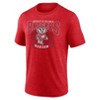 NCAA Wisconsin Badgers Men's Tri-Blend T-Shirt - 2 of 3