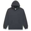 Future Planet Mens Globe Premium Pullover French Terry Soft Cotton Hoodie Sweatshirt Loose Fit Globe Hoodie -Charcoal - 4 of 4