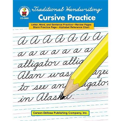 Traditional Handwriting: Cursive Practice, Grades 2 - 5 - (Paperback)
