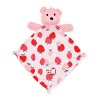 Sleep On It Infant Girls Long Sleeve Super Soft Snuggle Jersey Zip-Up Coverall Pajama with Matching Blankey Buddy - 3 of 3