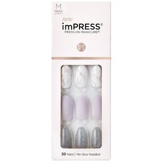 Kiss Impress Press-on Manicure Medium Length Fake Nails - Climb Up ...