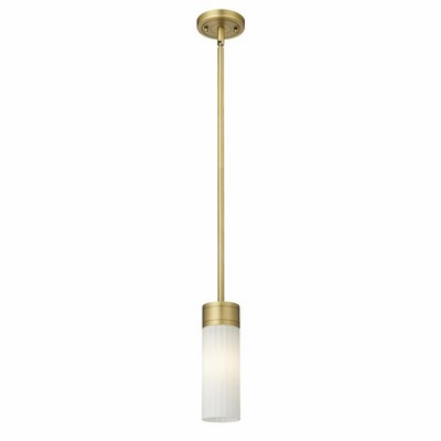 Empire - 1 Light Stem Hung Pendant In Modern Style-9.63 Inches Tall and 3.13 Inches Wide