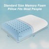 TUYOHW Memory Foam Bed Pillow, Removable Washable Cover for Neck & Spine Support, Odor-Free Pillow for All Sleeping Positions - 4 of 4