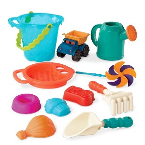 B. toys B. Ready Beach Bag 11pc Water & Sand Toys & Travel Tote - 1 of 4