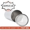 SMASHCRAFT 20 ounce Stainless Steel Double Walled Insulated Travel Tumbler Coffee Mug Cup, Dracula Comic - 3 of 4