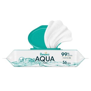 Pampers Aqua Pure Sensitive Baby Wipes (Select Count) - 1 of 4
